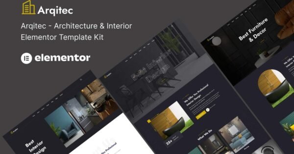 Arqitec – Architecture & Interior Elementor Template Kit