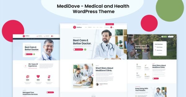 MediDove – Medical and Health WordPress Theme