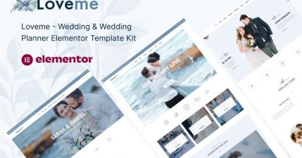 Loveme – Wedding & Wedding Planner Elementor Template Kit