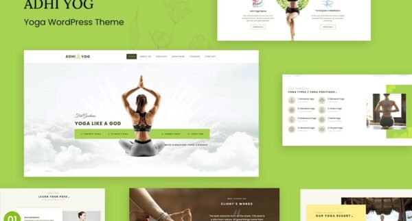Adhi Yoga – Health & Wellness WordPress Theme