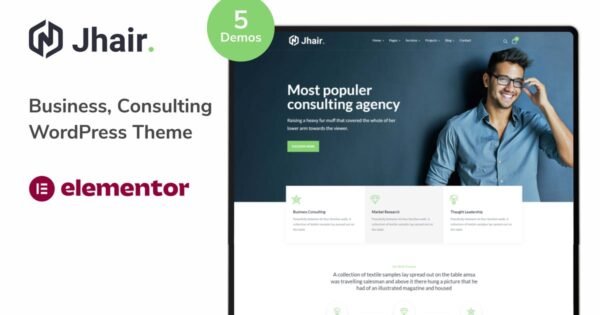 Jhair – Business, Consulting WordPress Theme