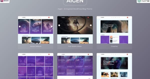 Aigen – Chatgpt and AI WordPress Blog Theme