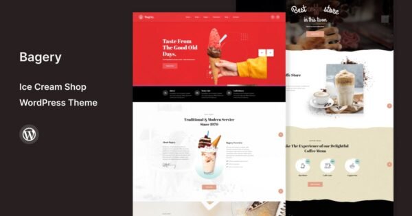 Bagery – Ice Cream Shop WordPress Theme