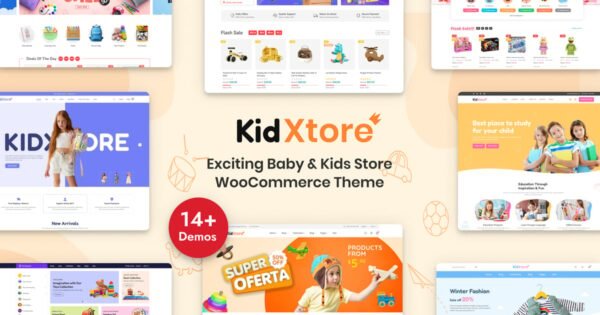 KidXtore – Kids Store WooCommerce WordPress Theme