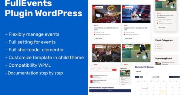 Event Plugin WordPress – FullEvents