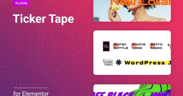 Ticker for Elementor