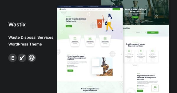 Wastix – Waste Disposal Services WordPress Theme