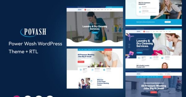 Povash | Power Wash WordPress Theme