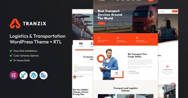 Tranzix – Logistics & Transport WordPress Theme