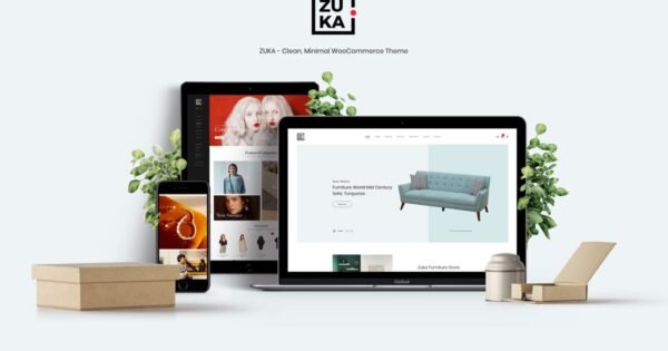 Zuka – Clean, Minimal WooCommerce Theme