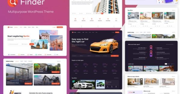 Finder – Multipurpose Directory & Listing WordPres