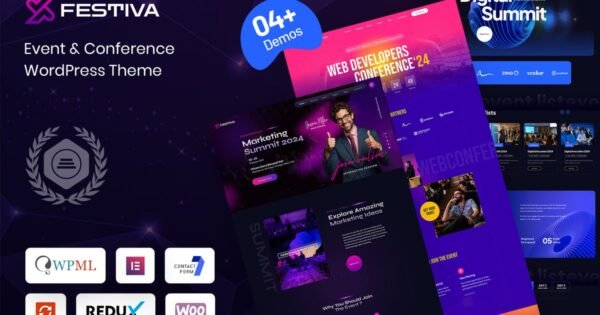 Festiva – Event & Conference WordPress Theme