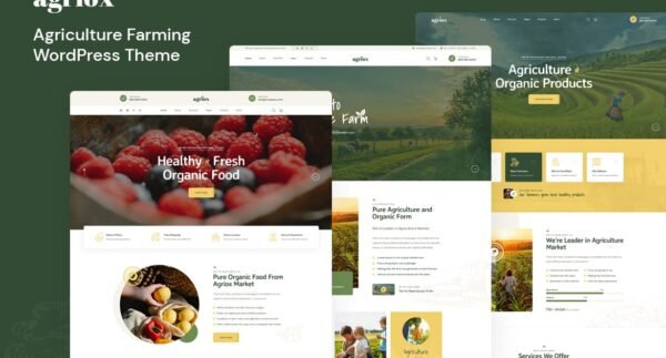 Agriox – Agriculture Farming WordPress Theme