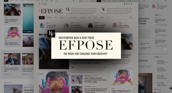 Efpose – Blog and Newspaper WordPress Theme