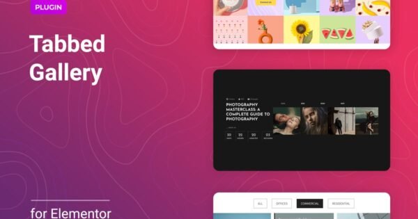 Tabbed Gallery for Elementor