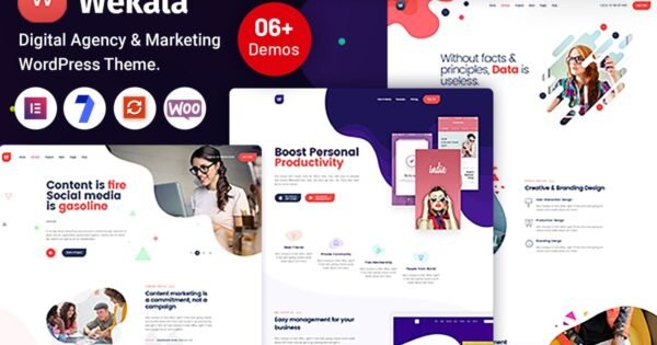 Wekala – Digital Agency & Marketing WordPress Them