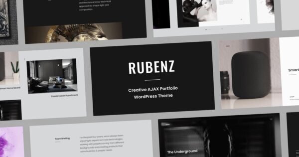 Rubenz – Creative AJAX Elementor Theme