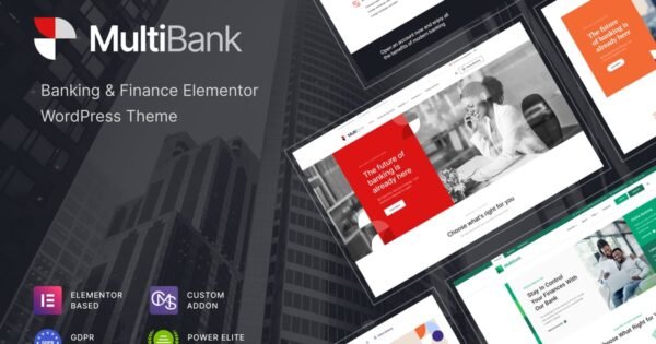 Multibank – Business and Finance WordPress Theme