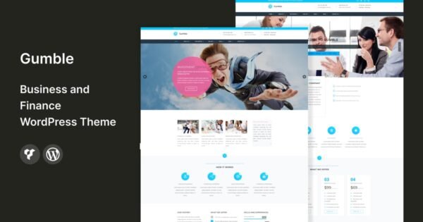 Gumble – Business and Finance WordPress Theme
