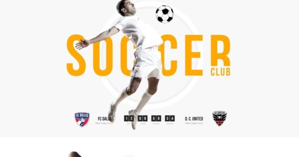 Soccer Club – Football Team WordPress Theme