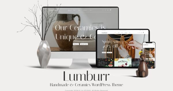Lumburr – Handmade & Ceramics WordPress Theme