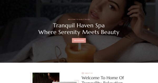 Sunlit – Spa & Beauty WordPress Theme