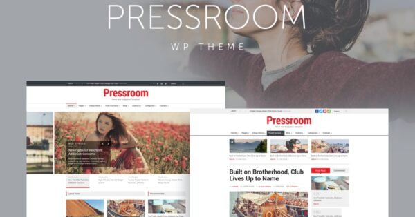 Pressroom – News and Magazine WordPress Theme