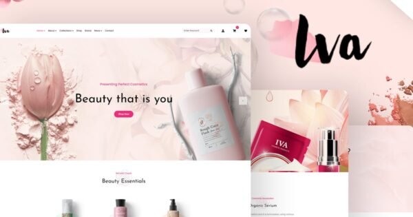 Iva – Beauty Cosmetics Shop WordPress Theme