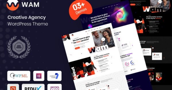 Wame – Creative Agency WordPress Theme