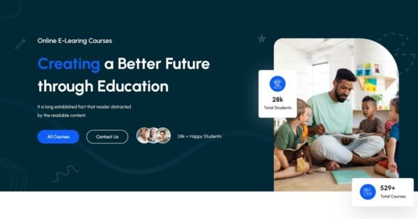 Edumoon – Education LMS WordPress Theme
