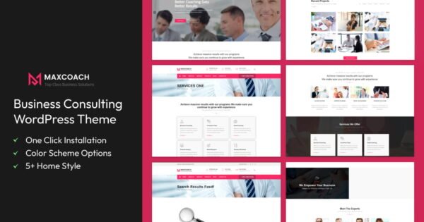 Maxcoach – Business Consulting WordPress Theme