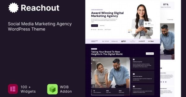 Reachout – Social Media Marketing Agency Theme