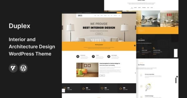 Duplex – Interior and Architecture WordPress Theme