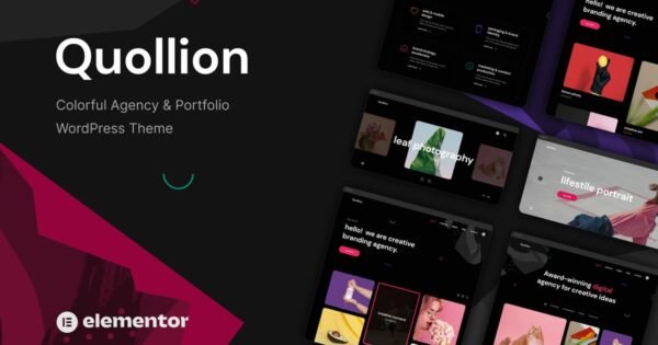 Quollion – Colorful Agency & Portfolio Theme