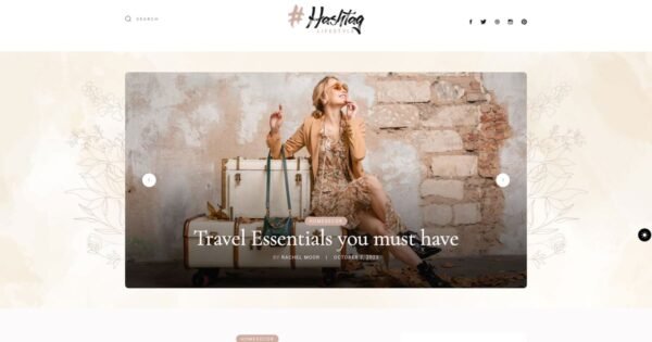 Hashtag – Personal Blog WordPress Theme