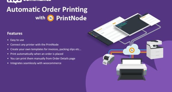 Automatic Order Printing for WooCommerce – ( Print