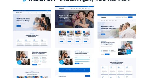 Insuren – Insurance Agency WordPress Theme