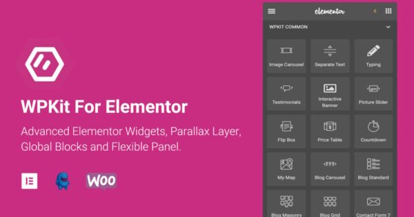 WPKit For Elementor – Advanced Widgets & Addon