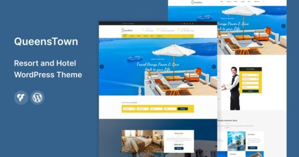 QueensTown : Resort and Hotel WordPress Theme