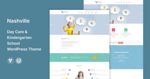 Nashville – Day Care & Kindergarten WP Theme