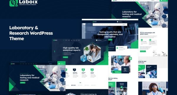 Laboix – Laboratory & Research WordPress Theme