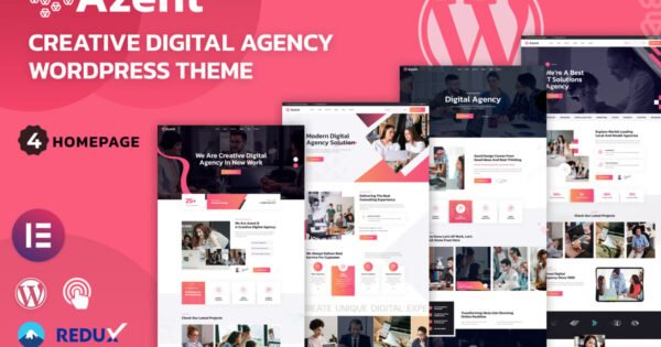 Azent – Creative Digital Agency WordPress Theme