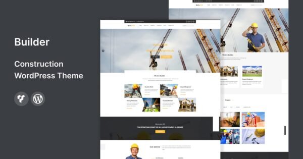 BUILDER is a business WordPress theme designed spe