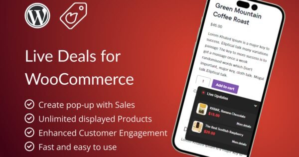 Live Deals for WooCommerce