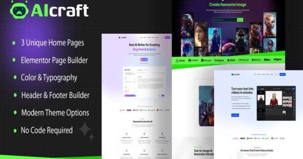AIcraft – AI Application & Generator WordPress
