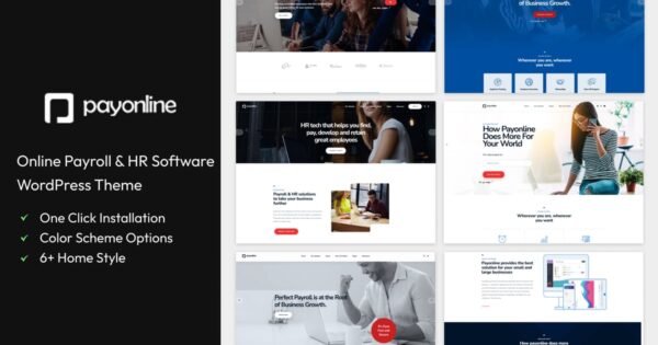 Payonline – Online Payroll and HR WordPress Theme