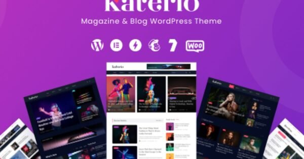 Katerio – Magazine & Blog WordPress Theme
