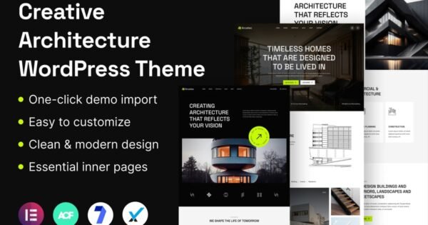Arcatec – Architecture & Interior WordPress Theme