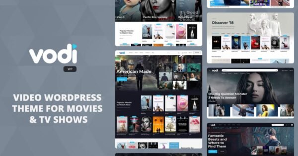 Vodi – Video WordPress Theme for Movies & TV Shows