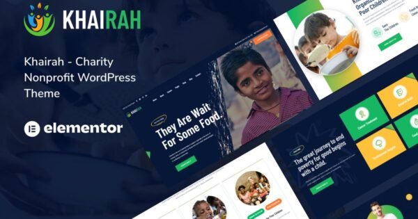 Khairah – Charity WordPress Theme